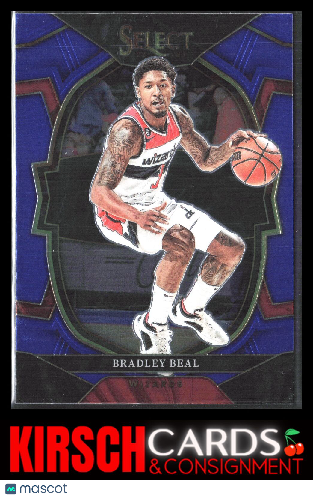 Bradley Beal 2022-23 Panini Select #62 Blue (Retail Base) Washington Wizards