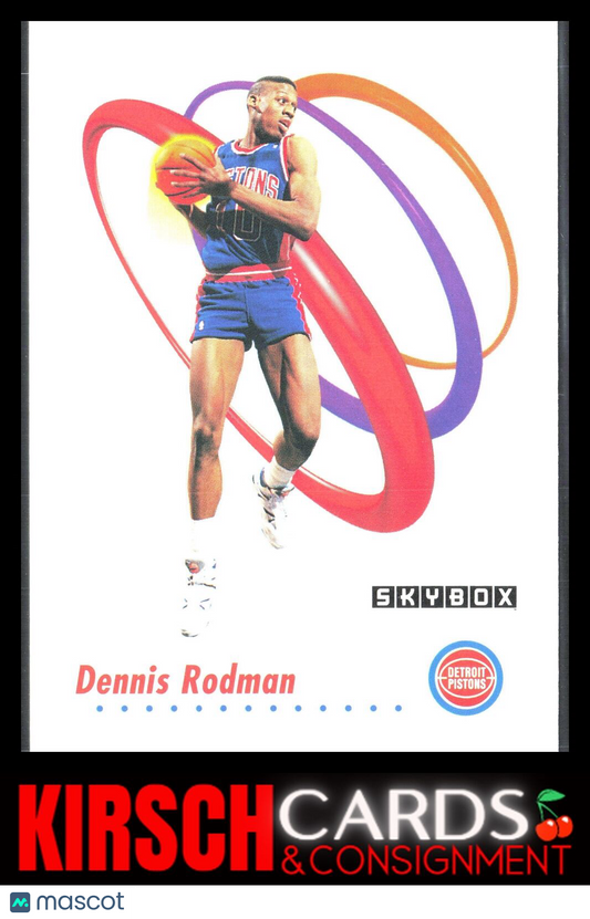 Dennis Rodman 1991-92 SkyBox #86 Detroit Pistons