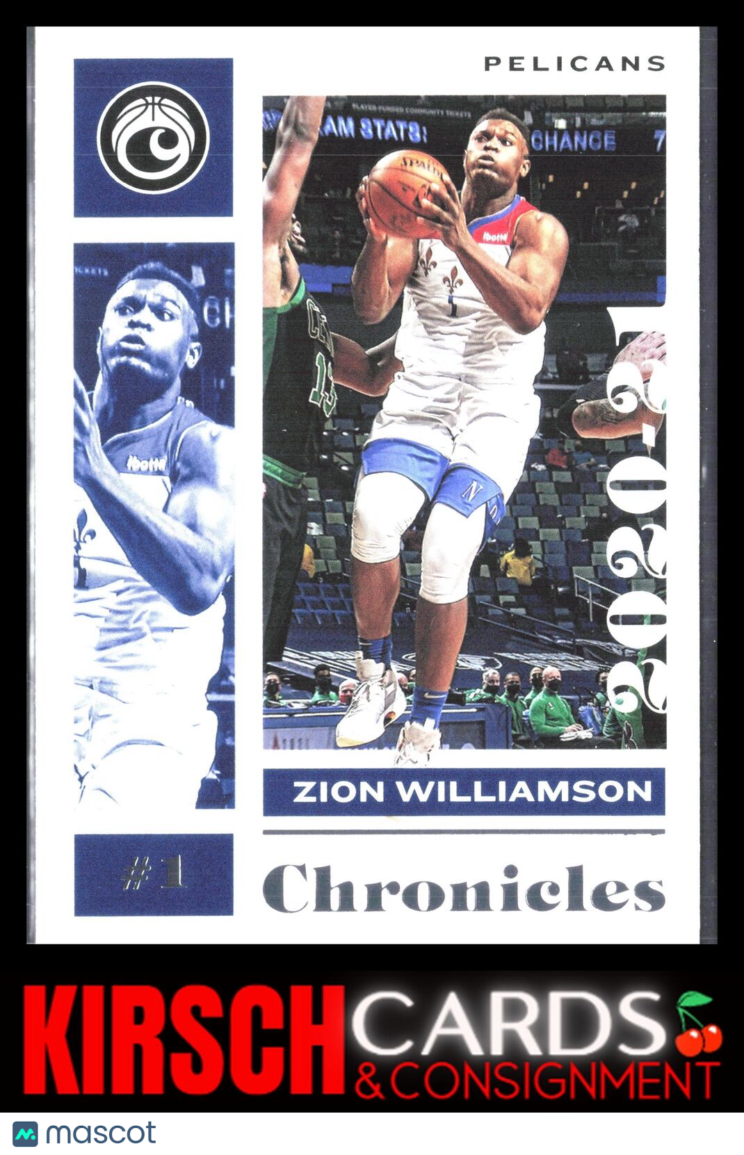 Zion Williamson 2020-21 Panini Chronicles #42 New Orleans Pelicans