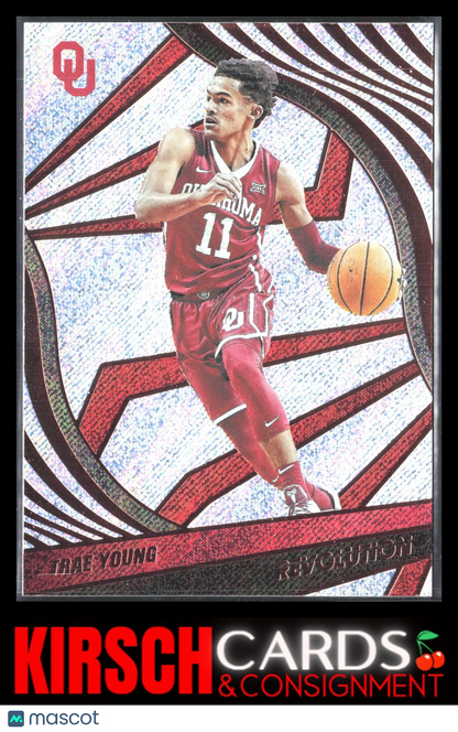 Trae Young 2022 Panini Chronicles Draft Picks #74 Revolution Oklahoma Sooners