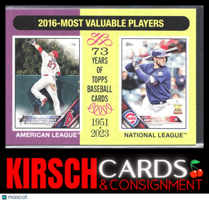 2016 MVPs (Mike Trout / Kris Bryant) 2024 Topps Heritage #209