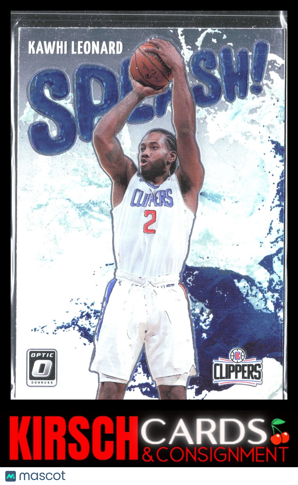 Kawhi Leonard 2021-22 Donruss Optic #15 Splash! Los Angeles Clippers