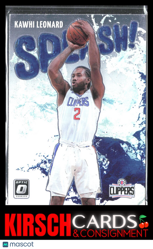 Kawhi Leonard 2021-22 Donruss Optic #15 Splash! Los Angeles Clippers