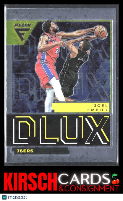 Joel Embiid 2022-23 Panini Flux #6 D Lux Philadelphia 76ers