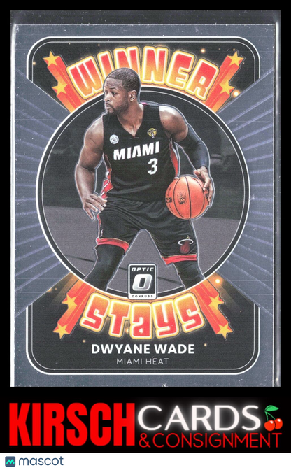 Dwyane Wade 2021-22 Donruss Optic #10 Winner Stays Miami Heat