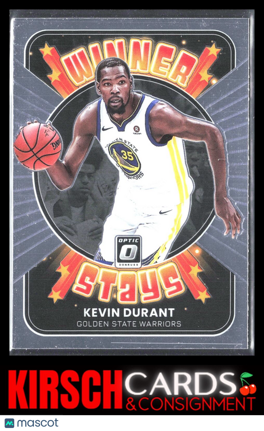 Kevin Durant 2021-22 Donruss Optic #17 Winner Stays Golden State Warriors