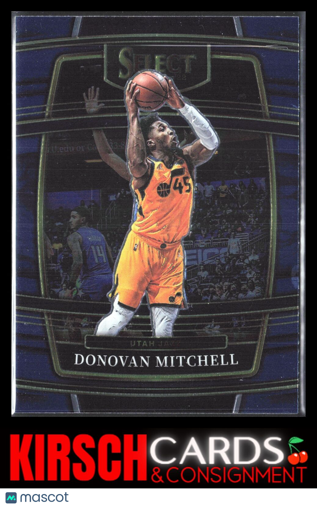 Donovan Mitchell 2021-22 Panini Select #83 Blue (Retail Base) Utah Jazz