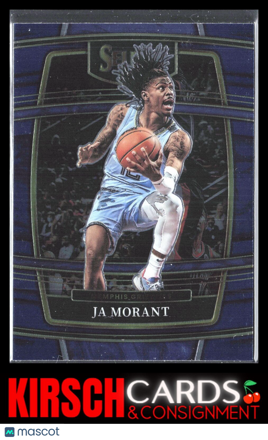 Ja Morant 2021-22 Panini Select #75 Blue (Retail Base) Memphis Grizzlies