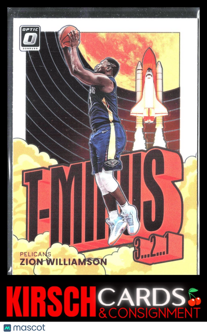 Zion Williamson 2021-22 Donruss Optic #1 T-Minus 3...2...1... Pelicans