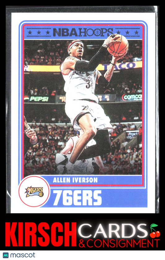 Allen Iverson 2023-24 Hoops #296 Philadelphia 76ers