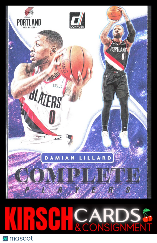 Damian Lillard 2021-22 Donruss #14 Complete Players Portland Trail Blazers