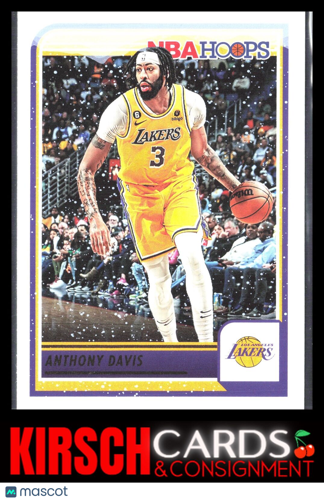 Anthony Davis 2023-24 Hoops #217 Winter Los Angeles Lakers