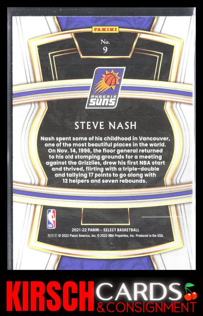 Steve Nash 2021-22 Panini Select #9 Select Company Phoenix Suns