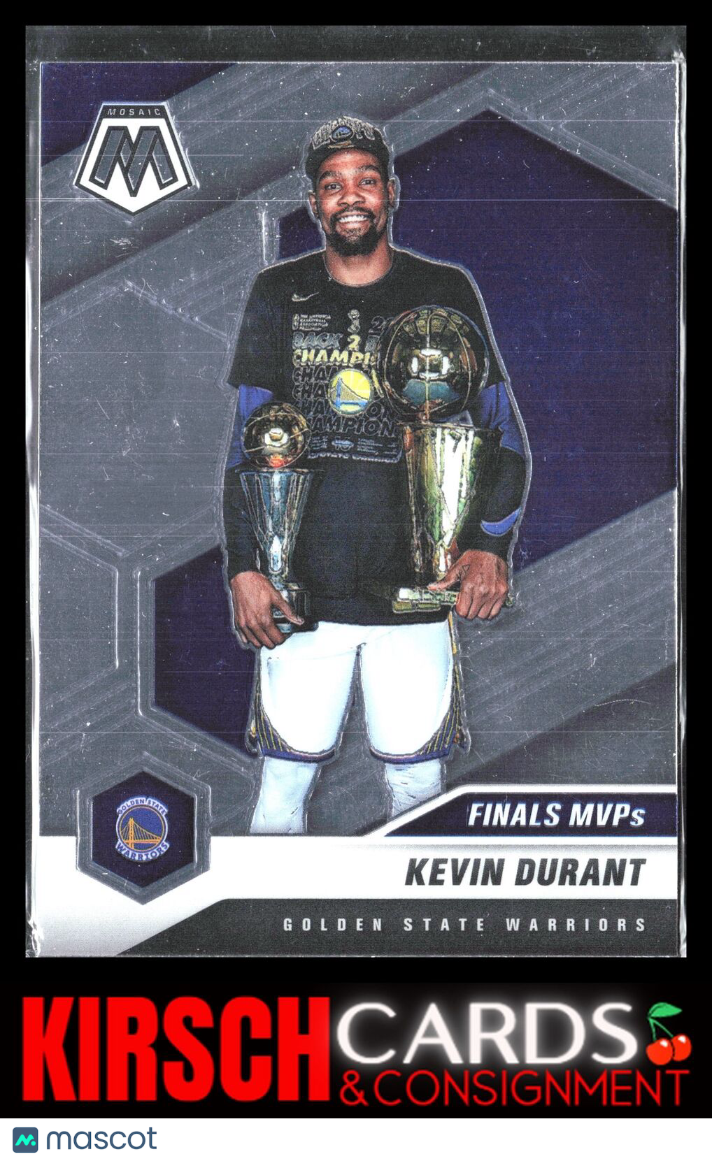 Kevin Durant 2020-21 Panini Mosaic #296 Golden State Warriors