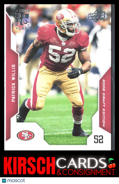 Patrick Willis 2008 Upper Deck Draft Edition #184 San Francisco 49ers