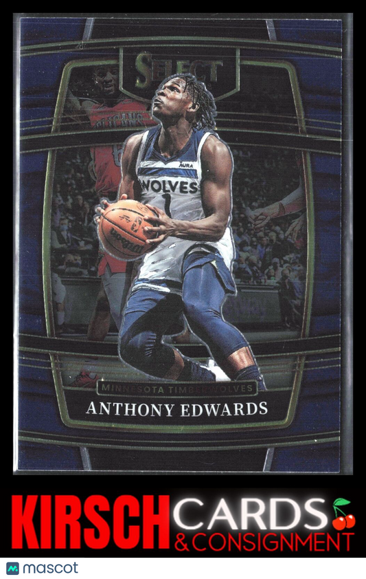 Anthony Edwards 2021-22 Panini Select #49 Blue (Retail Base) Minnesota