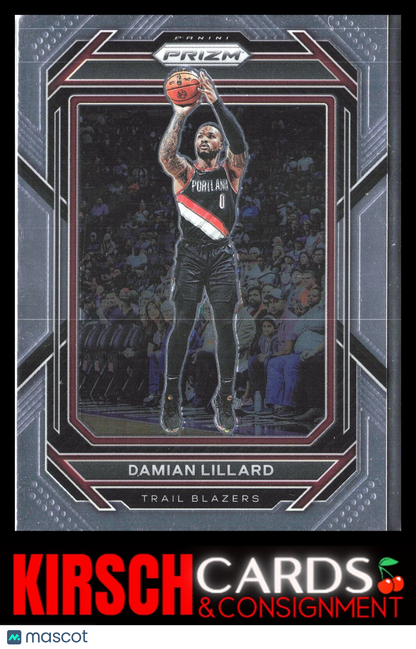 Damian Lillard 2022-23 Panini Prizm #62 Portland Trail Blazers