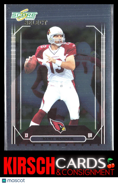 Kurt Warner 2006 Score Select #1 Arizona Cardinals