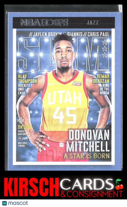 Donovan Mitchell 2021-22 Hoops #SLAM #215 Slam Utah Jazz