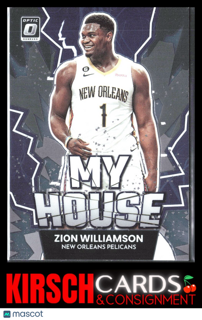 Zion Williamson 2022-23 Donruss Optic #20 My House New Orleans Pelicans