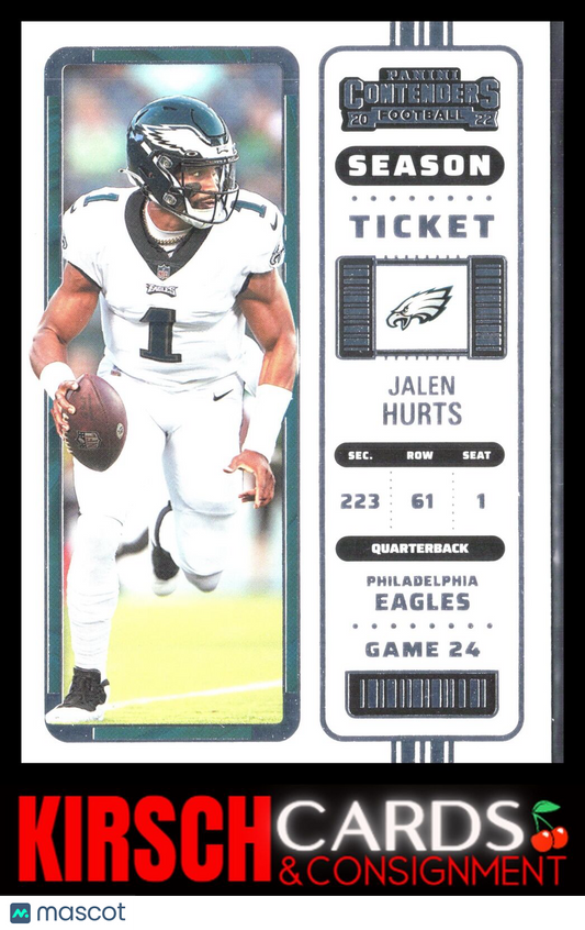 Jalen Hurts 2022 Panini Contenders #76 Philadelphia Eagles