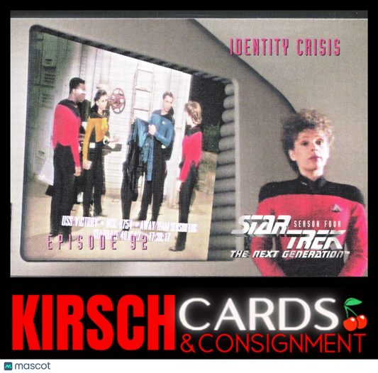 Identity Crisis 1996 SkyBox Star Trek: The Next Generation Season 4 #373