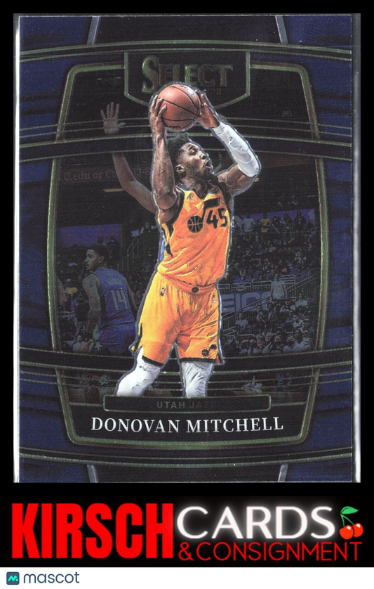 Donovan Mitchell 2021-22 Panini Select #83 Blue (Retail Base) Utah Jazz