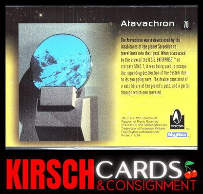 Atavachron Technology 1995 SkyBox 30 Years of Star Trek Phase One #70