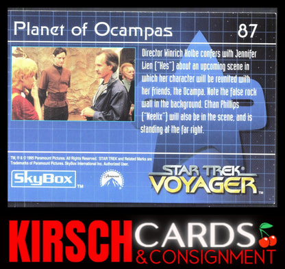 Planet of Ocampas 1995 SkyBox Star Trek: Voyager Season One Series One #87