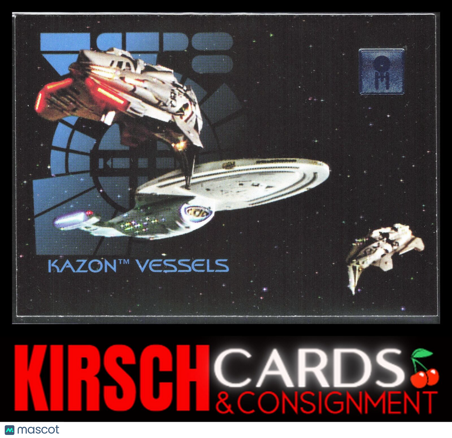 Kazon Vessels Ships 1995 SkyBox 30 Years of Star Trek Phase One #54