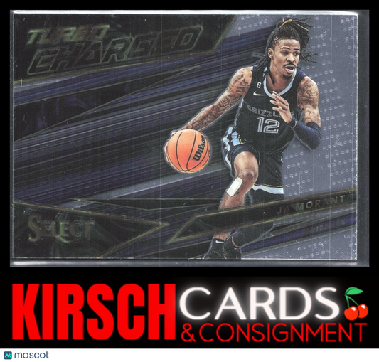 Ja Morant 2022-23 Panini Select #9 Turbocharged Memphis Grizzlies