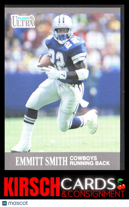 Emmitt Smith 1991 Ultra #165a Dallas Cowboys