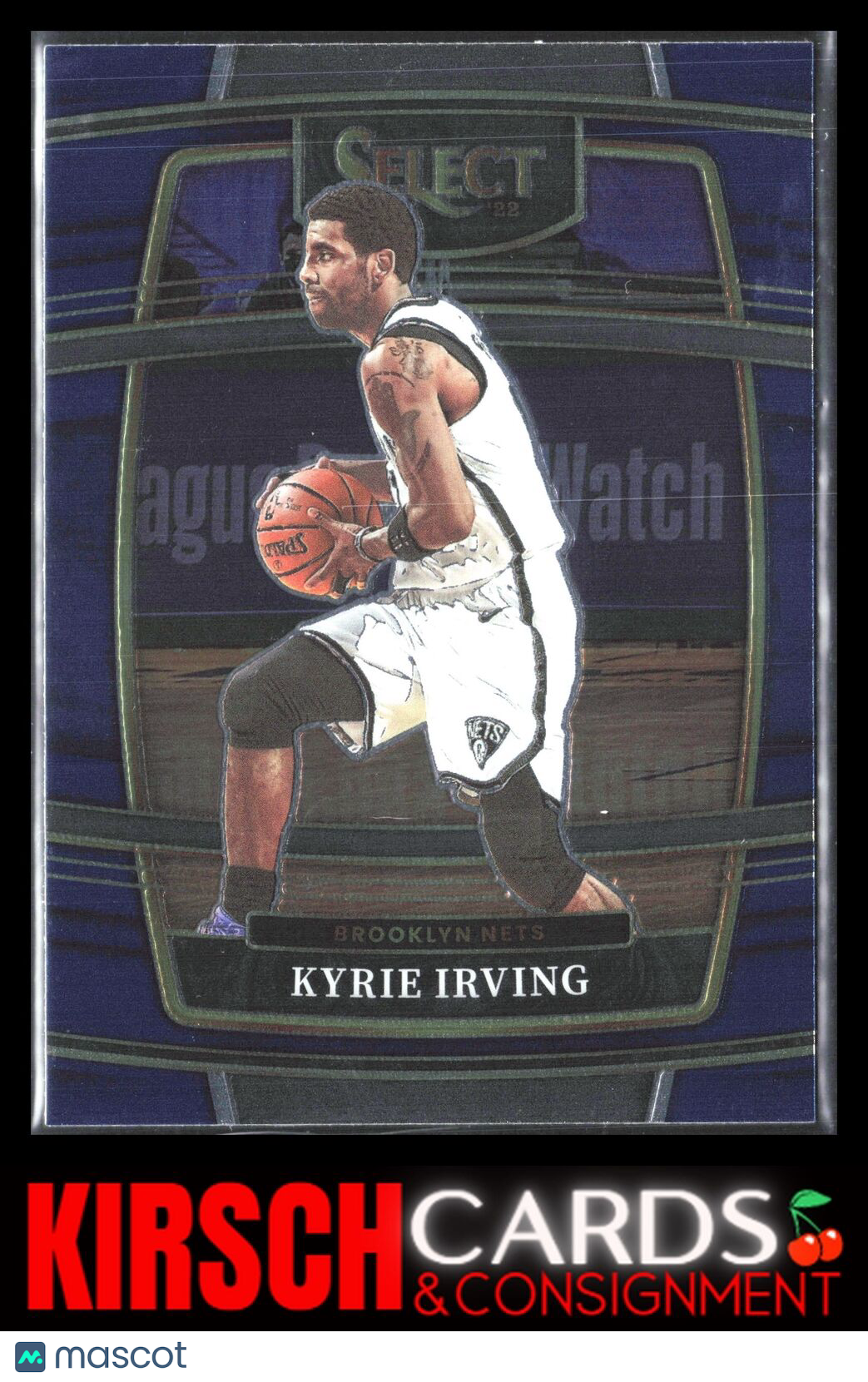 Kyrie Irving 2021-22 Panini Select #80 Blue (Retail Base) Brooklyn Nets