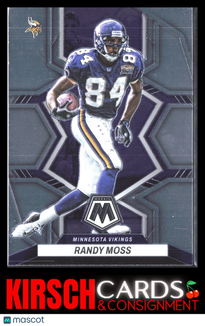 Randy Moss 2022 Panini Mosaic #132 Minnesota Vikings