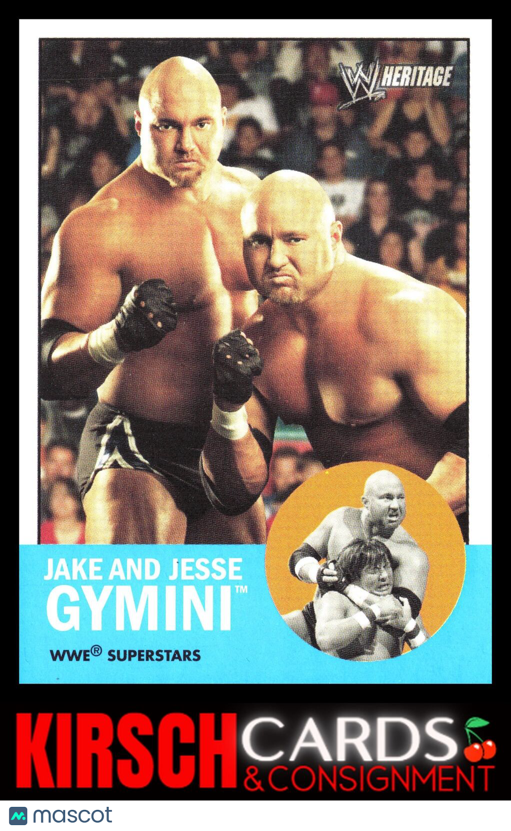 Jake and Jesse Gymini 2006 Topps Heritage II WWE #20