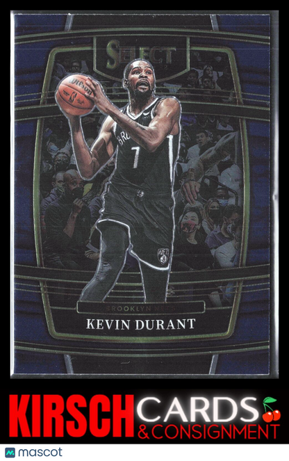 Kevin Durant 2021-22 Panini Select #50 Blue (Retail Base) Brooklyn Nets