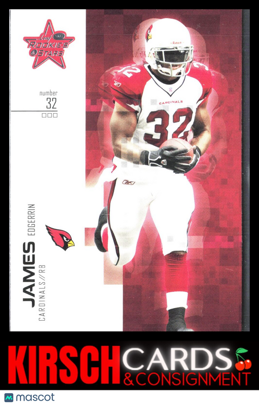 Edgerrin James 2007 Leaf Rookies & Stars #40 Arizona Cardinals