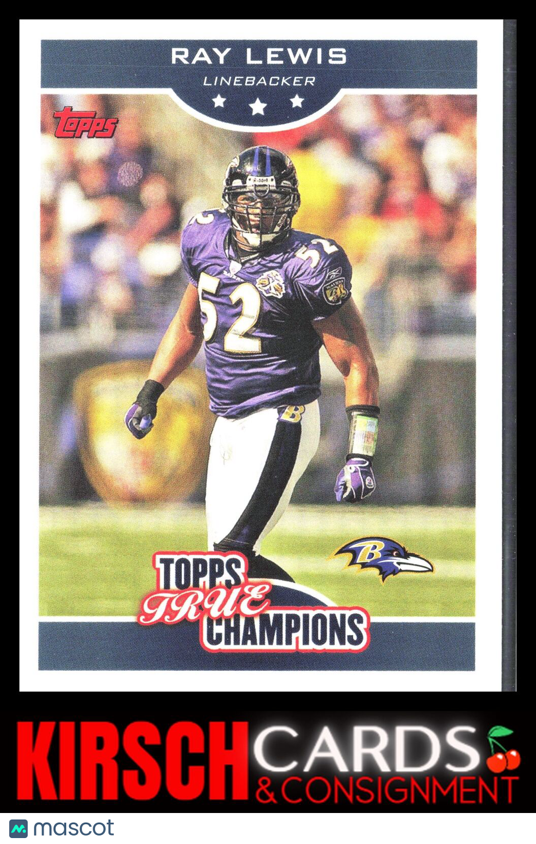 Ray Lewis 2006 Topps #10 True Champions Baltimore Ravens