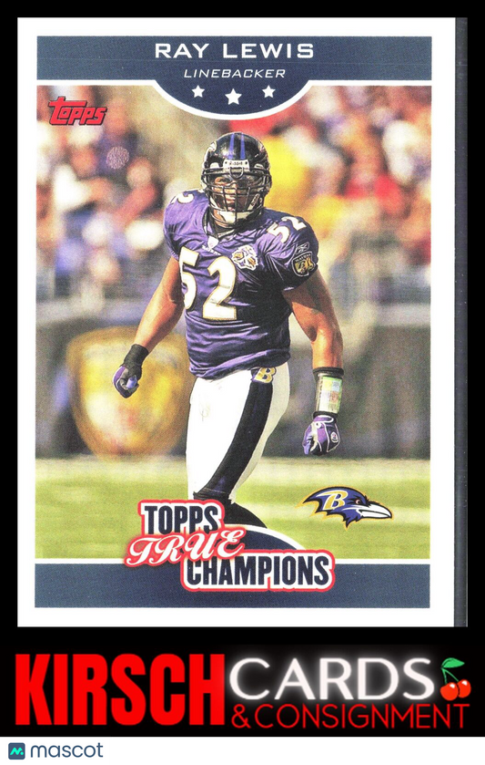 Ray Lewis 2006 Topps #10 True Champions Baltimore Ravens