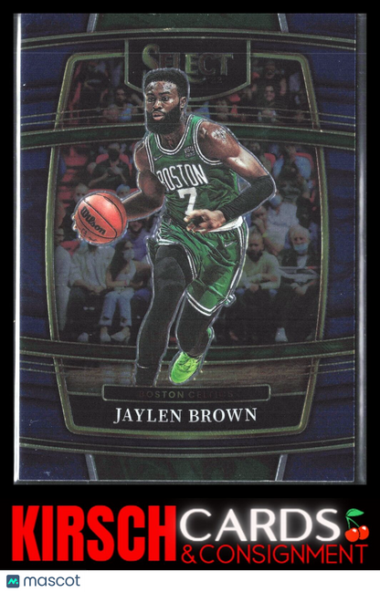 Jaylen Brown 2021-22 Panini Select #67 Blue (Retail Base) Boston Celtics