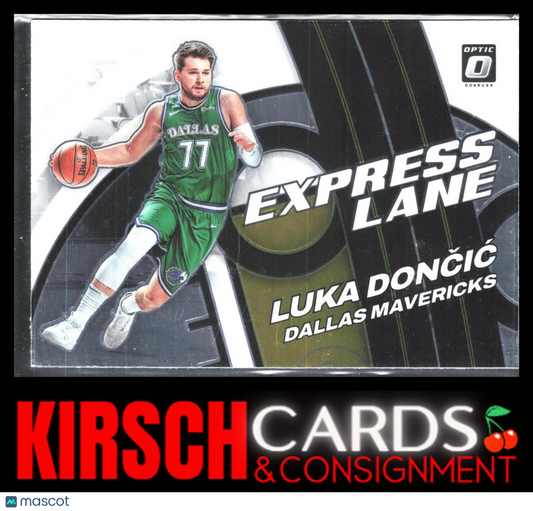 Luka Doncic 2021-22 Donruss Optic #7 Express Lane Dallas Mavericks