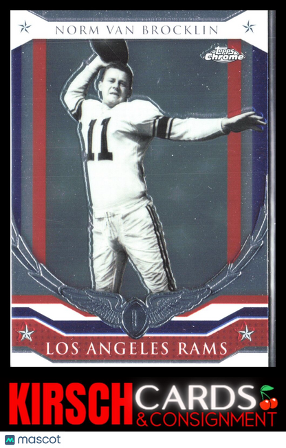 Norm Van Brocklin 2008 Topps Chrome #HR-NB Honor Roll Los Angeles Rams