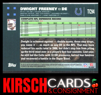 Dwight Freeney 2007 Topps Chrome #TC94 Indianapolis Colts