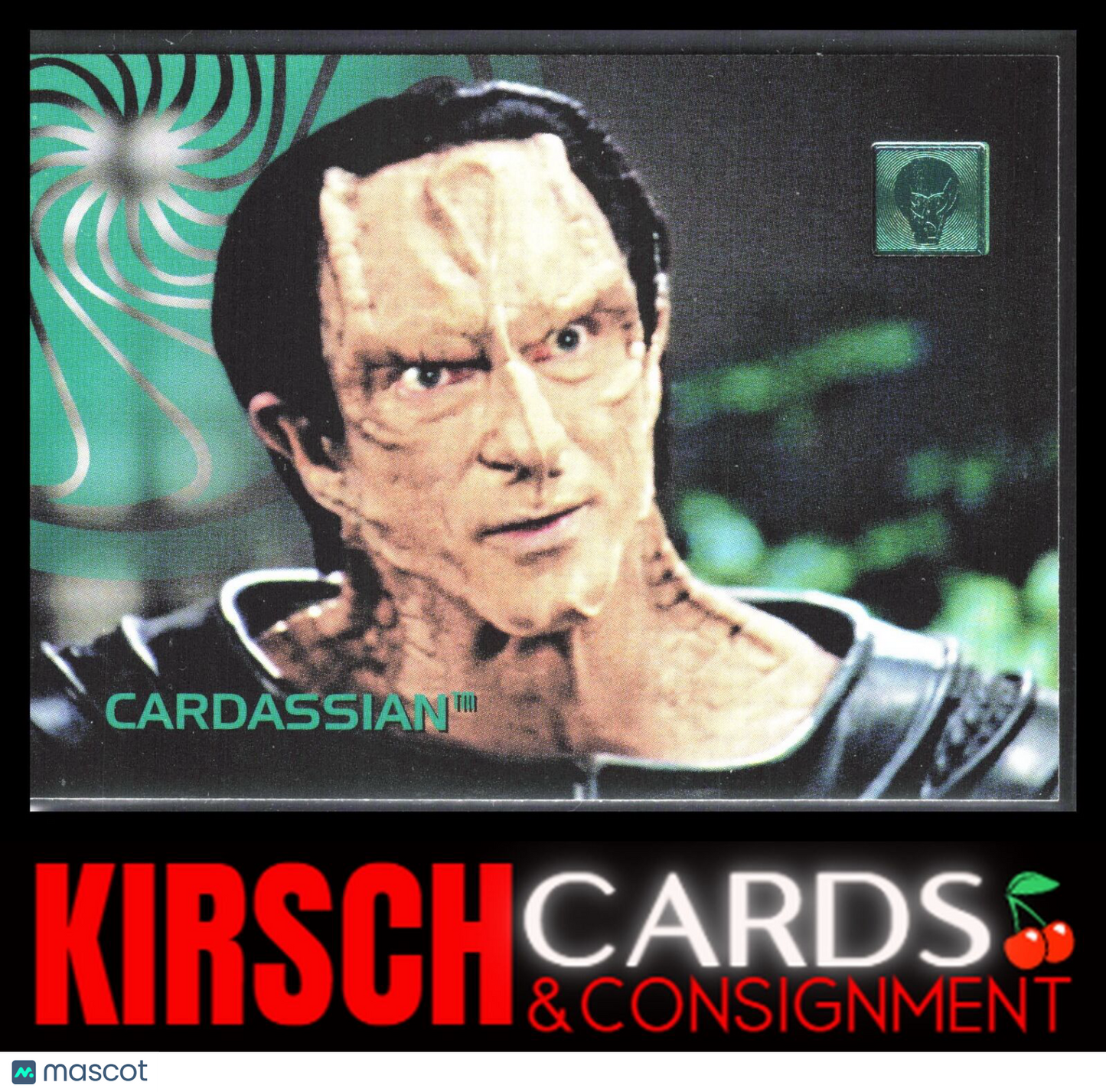 Cardassian Alien Preview 1995 SkyBox 30 Years of Star Trek Phase One #98