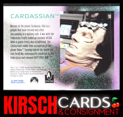 Cardassian Alien Preview 1995 SkyBox 30 Years of Star Trek Phase One #98