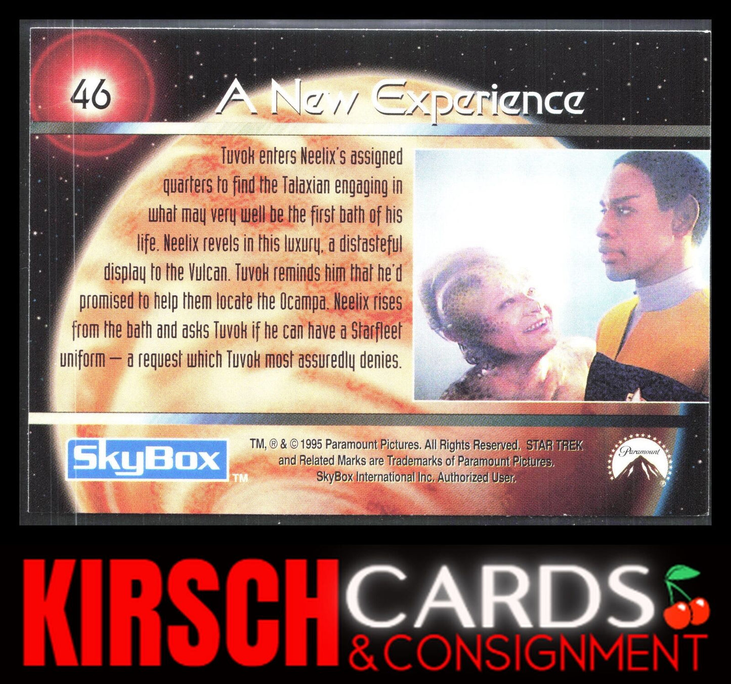 A New Experience 1995 SkyBox Star Trek: Voyager Season One Series One #46