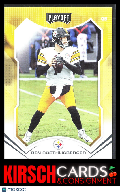 Ben Roethlisberger 2021 Panini Playoff #44 Pittsburgh Steelers