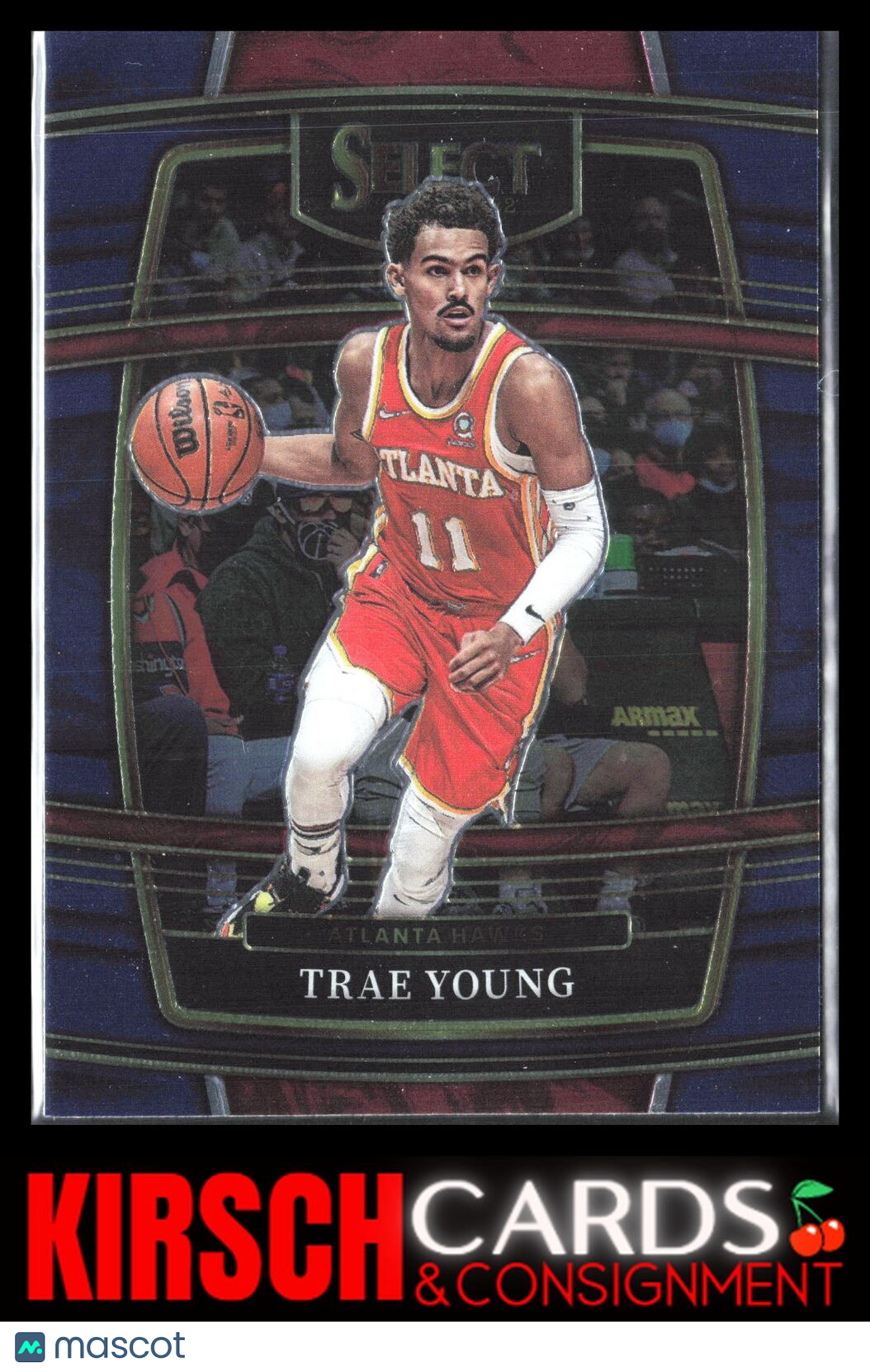 Trae Young 2021-22 Panini Select #26 Blue (Retail Base) Atlanta Hawks