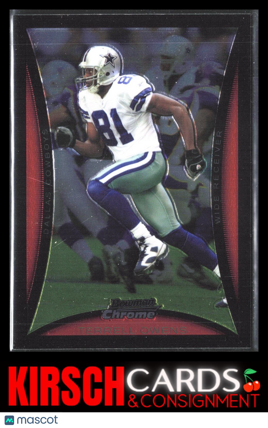 Terrell Owens 2008 Bowman Chrome #BC171 Dallas Cowboys