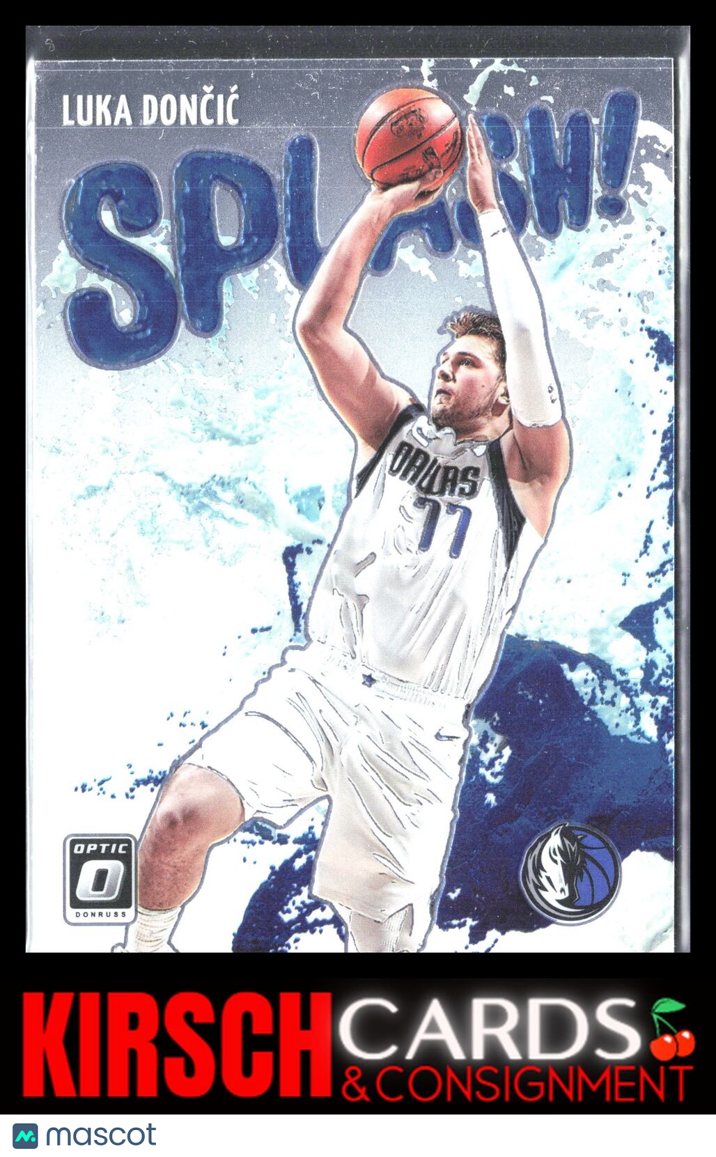 Luka Doncic 2021-22 Donruss Optic #4 Splash! Dallas Mavericks